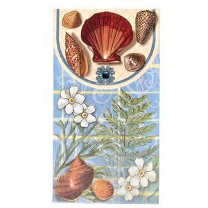 Punch Studio Seashells Embellished Long Notepad (94206)